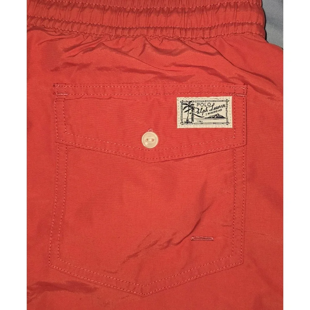 Polo Ralph Lauren Mens Size XL Coral Swim Trunks Preppy